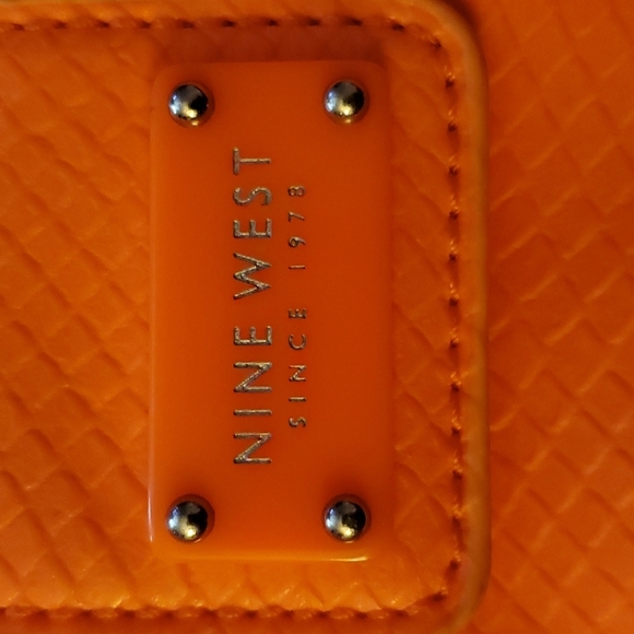 Nine West Neon Orange Festival Micro Bag - Picture 8 of 16